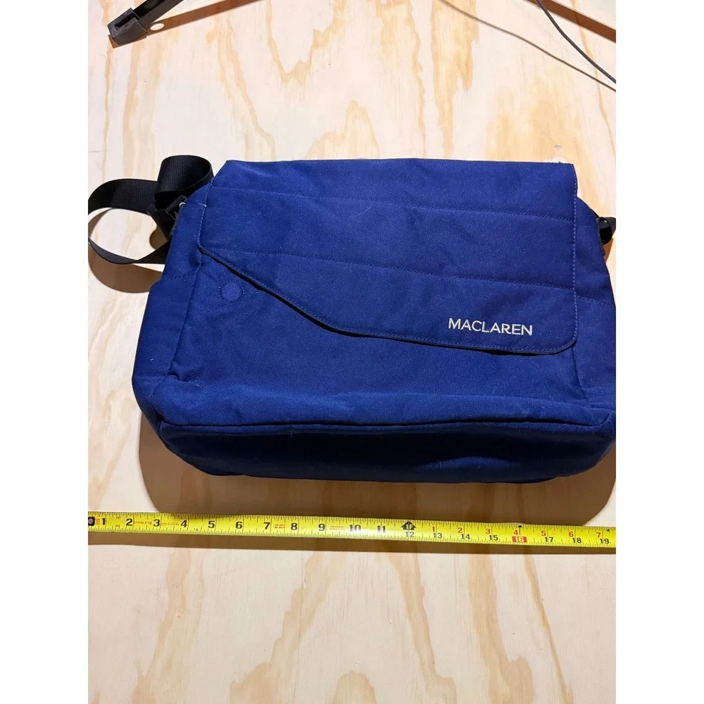 Maclaren Navy Blue Messenger Bag Diaper Bag Baby Bag Convertible